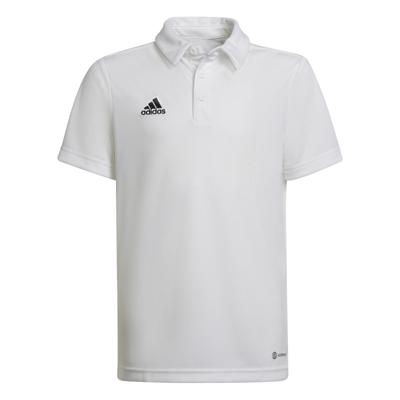 adidas Entrada 22 Polo Kids Wit Zwart