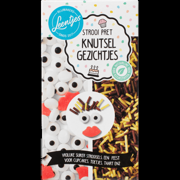 Leentjes Strooi Pret Knutsel Gezichtjes 95 g bij Jumbo