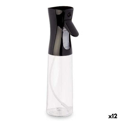 Spuitfles voor olie of azijn Kinvara Zwart Transparant Polyethyleen Polypropyleen polyestyreen PET 300 ml 8 x 24 x 6 cm (12 Stuk