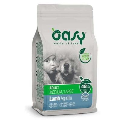 OASY One Animal Protein Adult Medium/Large Lamb - droog hondenvoer - 10kg