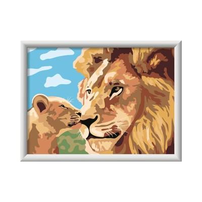 Ravensburger CreArt Schilderen op nummer leeuw en welpje