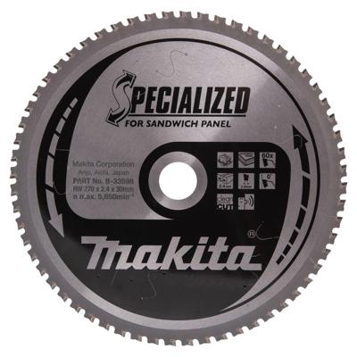 Makita Accessoires Cirkelzaagblad | Sandwichpaneel | Hm 270X30 60T - B-33598 Makita Accessoires Cirkelzaagblad | Sandwichpaneel | Hm 270X30 60T - B-33598