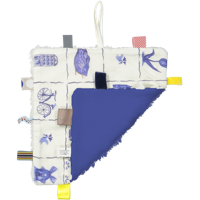 Snoozebaby Knuffeldoekje Delfts Blauw - thumbnail