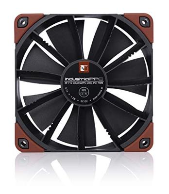 Noctua NF-F12 PC-ventilator Zwart (b x h x d) 120 x 120 x 25 mm