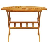 Tuintafel inklapbaar 110x75 cm massief acaciahout - thumbnail