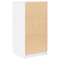 Dressoir met lades 37,5x35x99 cm spaanplaat wit - thumbnail