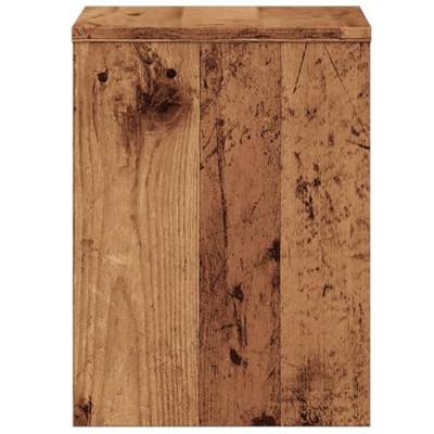 Nachtkastjes 2 st 40x30x40 cm bewerkt hout oud houtkleurig