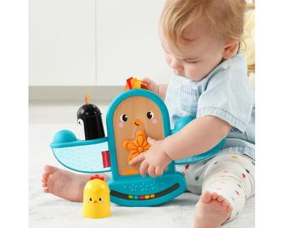 Jonotoys Fisher price rammel en stapel balanceer vogeltje Jonotoys Fisher price rammel en stapel balanceer vogeltje