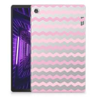 Lenovo Tab M10 Plus Hippe Hoes Waves Roze - thumbnail