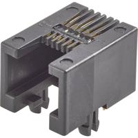 FCI Modular jacks RJ45-inbouwbussen 87180-088LF Bus, inbouw horizontaal Aantal polen: 8P8C Zwart 1 stuk(s) - thumbnail