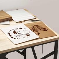 Decorpanelen 150 pcs Wit 21 x 30 x 0.3 cm Bewerkt hout - thumbnail