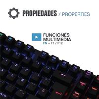 Toetsenbord iggual ONYX RGB - thumbnail