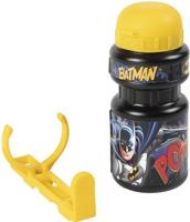 Kinderfles voor fiets Batman CZ10969 Geel/Zwart 350 ml Geel - thumbnail