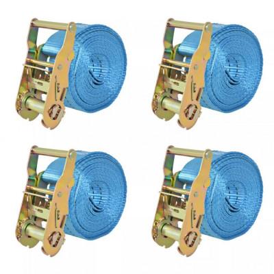 Spanbanden 2 ton 6mx38mm blauw 4 st