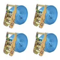 Spanbanden 2 ton 6mx38mm blauw 4 st - thumbnail