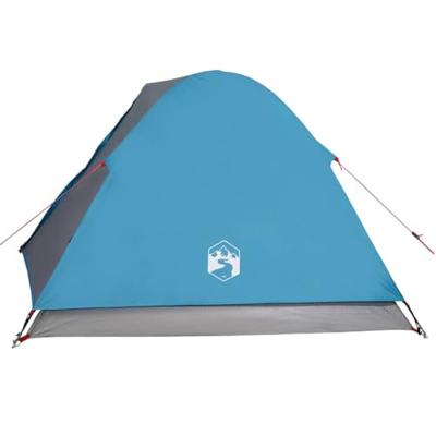 Koepeltent 3-persoons waterdicht blauw - thumbnail