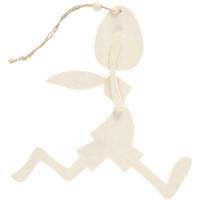 Creativ Company Konijn met ei, h: 18 cm, b: 17 cm, 1 set - thumbnail