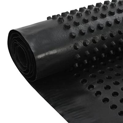 VidaXL Afvoerfolie noppen 400 g/m² 1x20 m hdpe - thumbnail