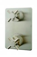 Wiesbaden Cross afbouwdeel therm. 2 weg geb.staal - thumbnail