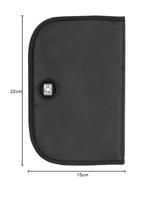 Koeltas Voor Flessen BRA A195026 750 ml Zwart Oranje Nylon - thumbnail