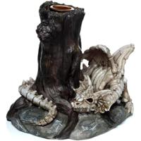 Shadows of Darkness Slapende Botten Drakenskelet Kaarsenhouder - thumbnail