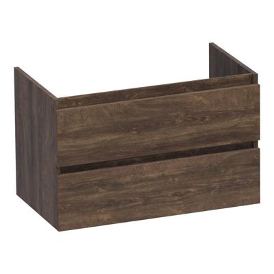 Brauer Joy - Onderkast - 80 cm - met 2 Softclose Lades Greeploos en 1 Sifon Uitsparing - Grove