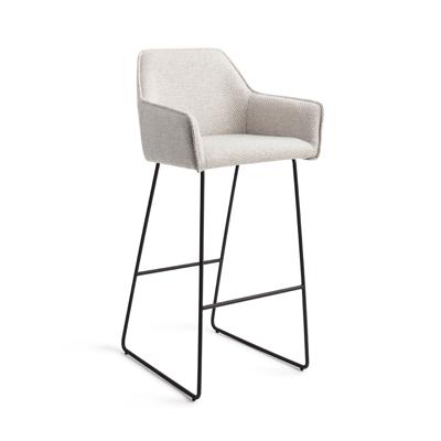 Jesper Home Barkruk 'Hofu' Slide Black, kleur Checkers Charm (zithoogte 75cm) Jesper Home Barkruk 'Hofu' Slide Black, kleur Checkers Charm (zithoogte 75cm)