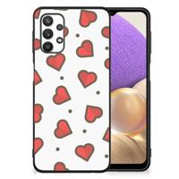 Samsung Galaxy A32 5G Back Case Hearts - thumbnail