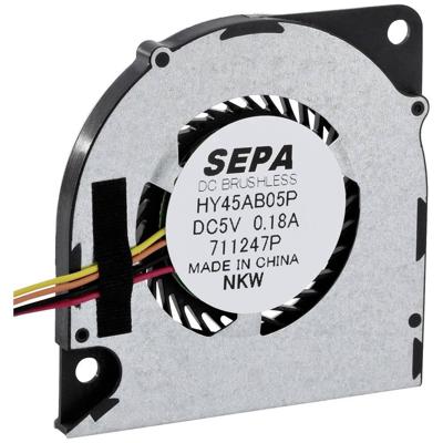 SEPA HY45AB05PSE26A-BLI Radiaalventilator 5 V 1.92 m³/h (l x b x h) 45 x 45 x 4.3 mm SEPA HY45AB05PSE26A-BLI Radiaalventilator 5 V 1.92 m³/h (l x b x h) 45 x 45 x 4.3 mm