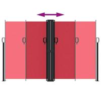 VidaXL Windscherm uittrekbaar 160x1000 cm rood - thumbnail