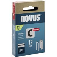 Novus Tools 042-0800 Nieten met smalle rug Type 4 1000 stuk(s) Afm. (l x b) 12 mm x 6.1 mm - thumbnail