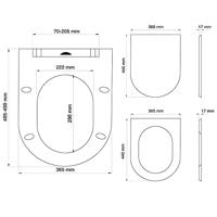 Toiletbril Tiger Veiros Met Deksel Thermoplast Wit - thumbnail