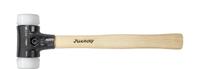 Wiha Kunststof hamer Safety | middelzacht/zeer hard | met hickorysteel | rond-slagkop | 110 mm | 40 mm - 26645 - 26645 - thumbnail