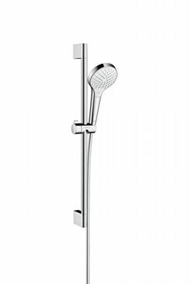 Hansgrohe Croma Select S Vario glijstangset met Croma Select S Vario handdouche EcoSmart 65cm met Isiflex`B doucheslang 160cm wit/chroom 26563400 Hansgrohe Croma Select S Vario glijstangset met Croma Select S Vario handdouche EcoSmart 65cm met Isiflex`B doucheslang 160cm wit/chroom 26563400