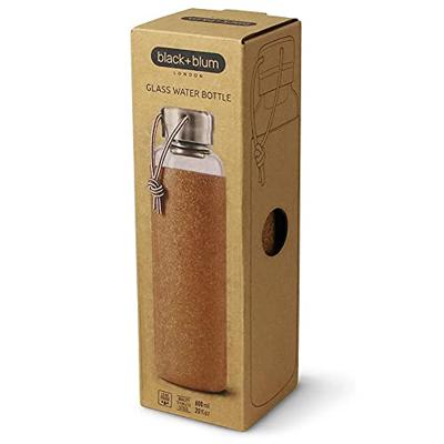 Black+Blum Glazen Waterfles - 0,6 liter - Amandel Black+Blum Glazen Waterfles - 0,6 liter - Amandel