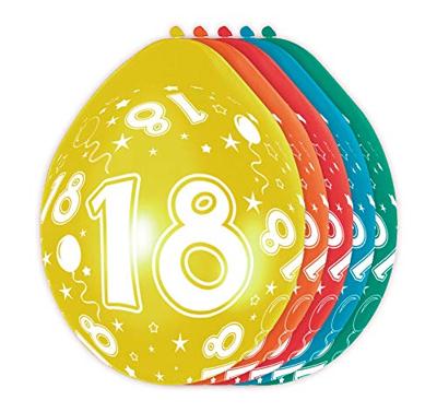 18 Jaar Verjaardag Ballonnen (5st)