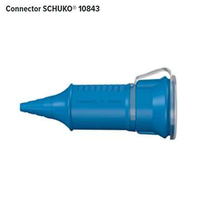 MENNEKES 10843 Koppeling met randaarde Kunststof 230 V Blauw IP44