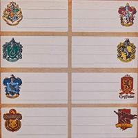 Harry Potter - Hogwarts School Label Stickers - thumbnail