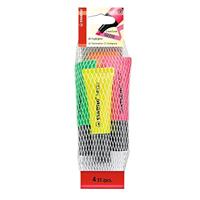 Markeerstift Stabilo Boss Original 4 neon kleuren - thumbnail