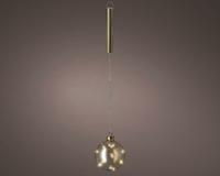 Kerstbal Lumineo Gouden Kristal Om op te hangen MicroLED - thumbnail