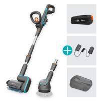 GARDENA 14842-20 Akku-Multi-Reiniger AquaBrush Universal 04/18V POWER FOR ALL Ready-To-Use Set Accu-multireiniger 18 V - thumbnail