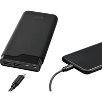 Azuri Slim Powerbank Azuri 3x+ USB-C 15.000 mAh - thumbnail