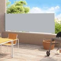 Tuinscherm uittrekbaar 200x500 cm grijs - thumbnail