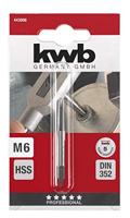 kwb 443006 Tapboren 1 stuks M6 1 DIN 352 HSS 1 stuk(s) - thumbnail