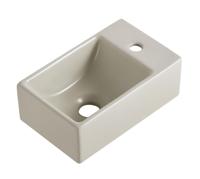 Fontein BWS Blong XXS 30,5x18x11 cm Rechts Keramiek Beige - thumbnail