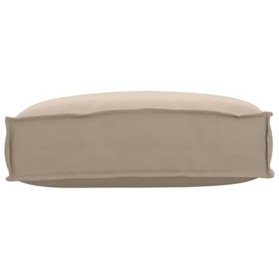 VidaXL Kussen taupe 50 x 40 x 12 cm oxford stof