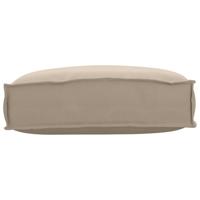VidaXL Kussen taupe 50 x 40 x 12 cm oxford stof - thumbnail