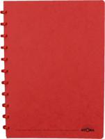 Atoma schrift, ft A4, 144 bladzijden, geruit 5 mm, rood - thumbnail