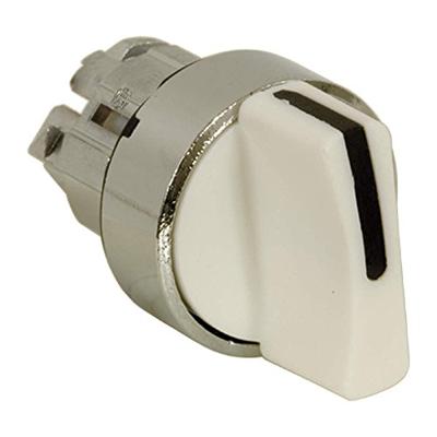 Schneider Electric ZB4BD201 ZB4BD201 (Ø) 22 mm Chroom, Wit 1 stuk(s)