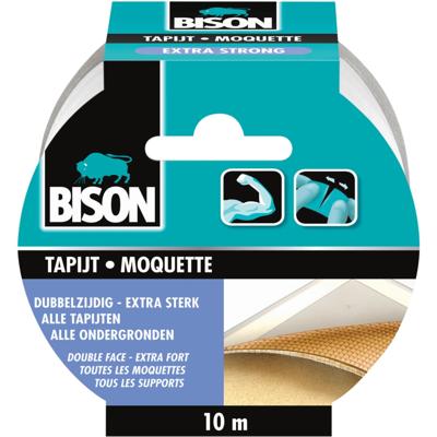 Bison Tapijttape Extra Strong | Rol | 10 m x 50 mm - 6311849 Bison Tapijttape Extra Strong | Rol | 10 m x 50 mm - 6311849